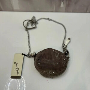 ! Junior Drake Italian Leather Micro Cross Body Bag